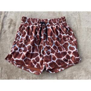 Kill Crew MUAY THAI SHORTS (MID THIGH CUT) - GIRAFFE Size XL